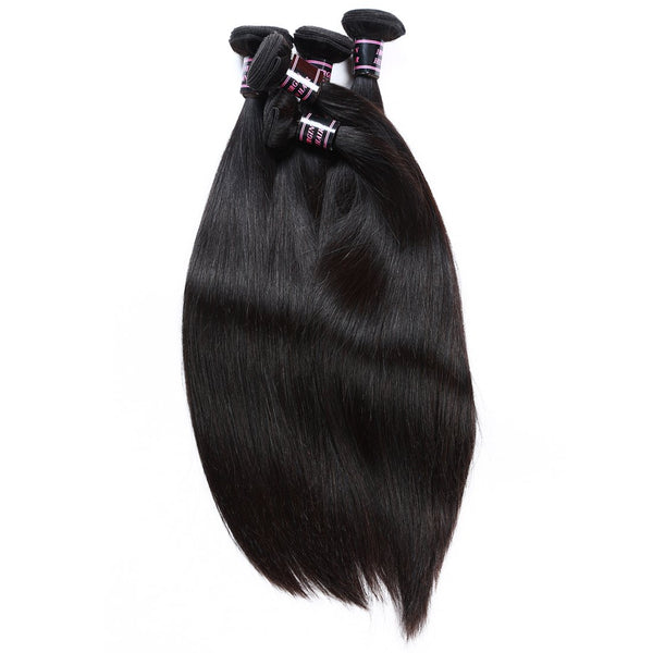 Easy Hair Brazilian Virgin Hair Straight Human Hair Weave 4pcs/Lot - Easy Hair