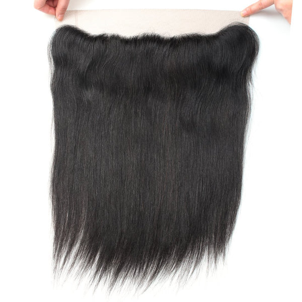 Easy Hair 10A Straight Brazilian Virgin Human Hair 4 Bundles With 13x4 Lace Frontal Closure - Easy Hair