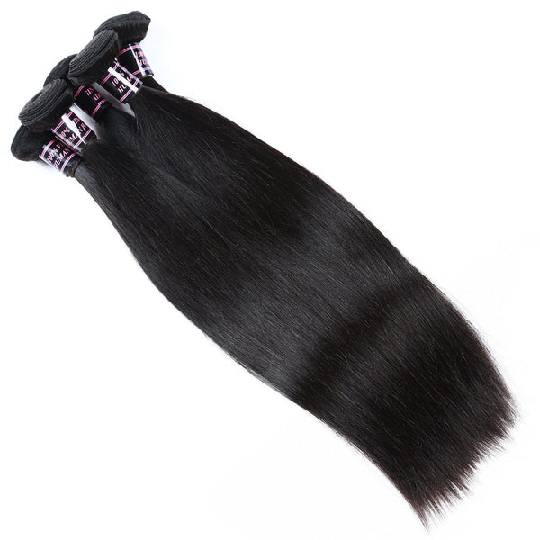 Easy Hair Brazilian Virgin Straight Hair 3 Bundles Unprocessed Human Hair Weave - Easy Hair