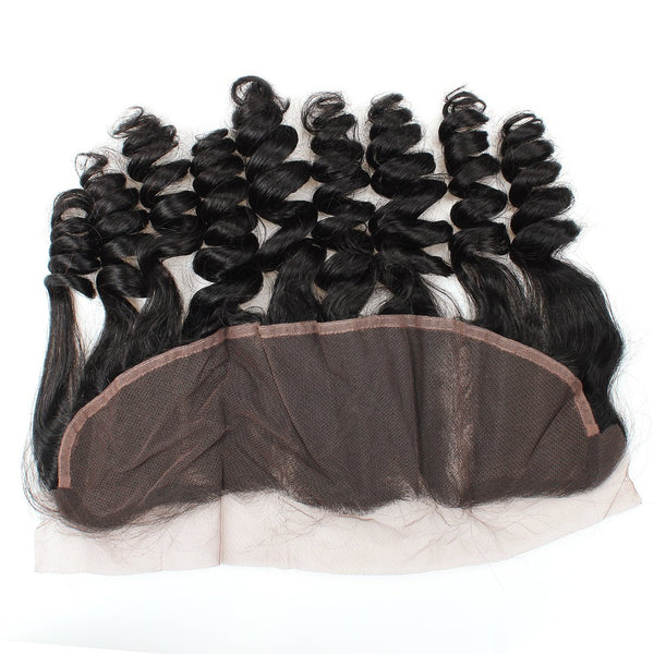 Easy Hair Peruvian Loose Wave 13x4 Ear To Ear Lace Frontal Unprocessed Virgin Hair - Easy Hair