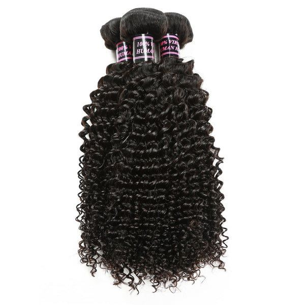 Easy Hair Virgin Indian Kinky Curly Weave Human Hair Bundles 4pcs/Lot - Easy Hair