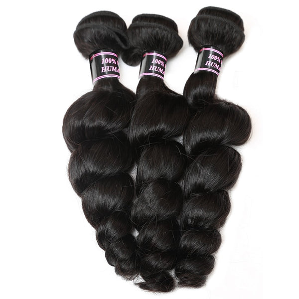 Easy Hair Peruvian Virgin Hair Loose Wave Unprocessed Extensions 3pcs/lot - Easy Hair