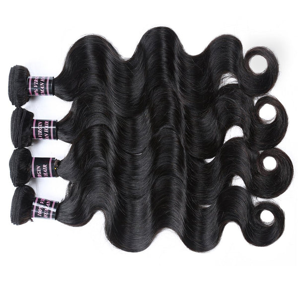 Easy Hair Brazilian Virgin Hair Body Wave Human Hair Weave 1pcs - Easy Hair