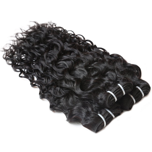 Easy Hair Virgin Human Hair Water Wave Peruvian Hair 4 Bundles - Easy Hair