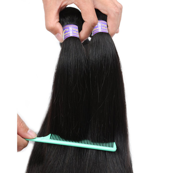 Easy Hair 10A High Quality Peruvian Virgin Hair Straight 3 Bundles Human Hair Extensions - Easy Hair