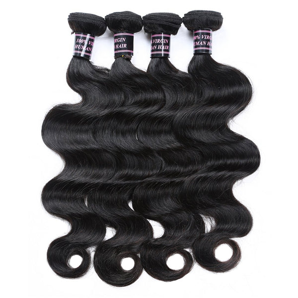 Easy Hair Brazilian Virgin Hair Body Wave Human Hair Weave 1pcs - Easy Hair