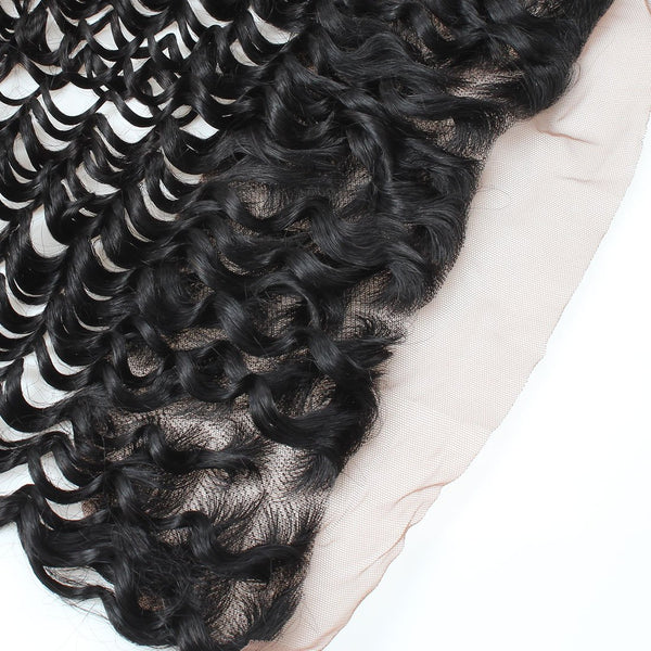 Easy Hair Brazilian Lace Frontal Deep Wave Closure 13x4 Ear To Ear Lace Frontal - Easy Hair