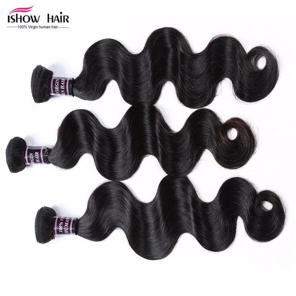 Easy Hair Brazilian Body Wave Hair 3 Bundles Unprocessed Human Hair Weave - Easy Hair