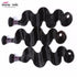 Easy Hair Brazilian Body Wave Hair 3 Bundles Unprocessed Human Hair Weave - Easy Hair