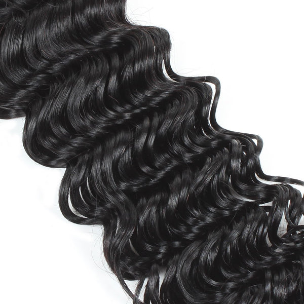 Easy Hair Brazilian Deep Wave Lace Closure 4x4 Human Hair Lace Closure - Easy Hair