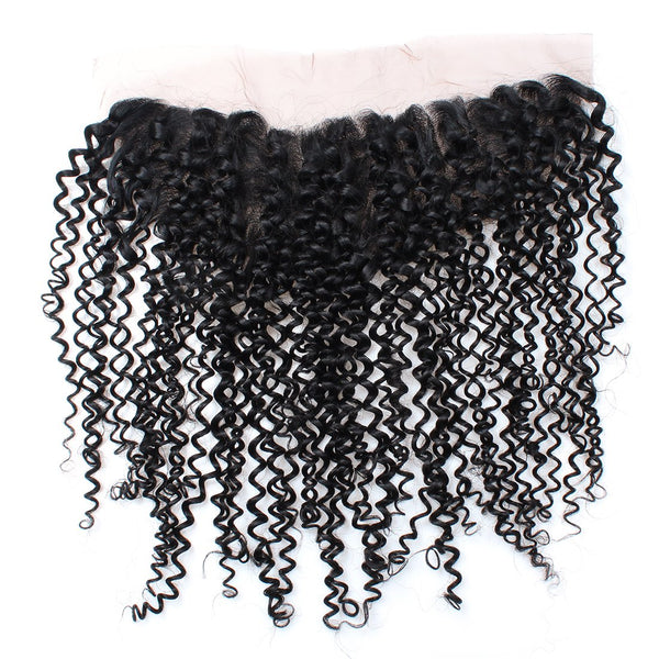 Easy Hair Brazilian Free Part Curly Hair Full Lace Frontal 13x4 Ear To Ear with Baby Hair - Easy Hair