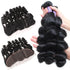 Easy Hair 10A Brazilian Loose Wave Virgin Hair 3 Bundles With 13x4 Lace Frontal - Easy Hair