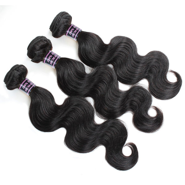 Easy Hair Peruvian Virgin Hair Body Wave Unprocessed Human Hair Weave 3pcs/lot - Easy Hair