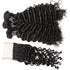 Easy Hair Peruvian Deep Wave Human Hair Weave 4 Bundles With Lace Closure - Easy Hair