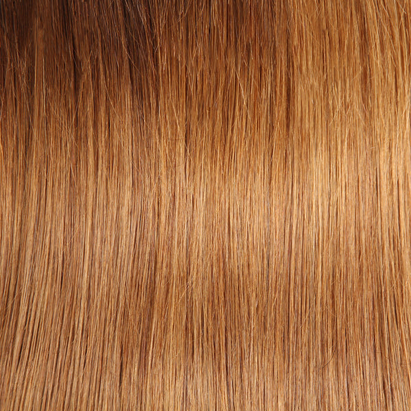 Easy Hair Ombre T1B30 Malaysian Virgin Straight Wave Human Hair Extensions 3 Bundles With 4*4 Lace Closure - Easy Hair