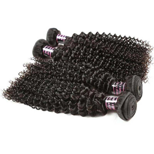 Easy Hair Hot Selling Peruvian Curly Hair Curly Human Hair Extensions 4pcs/lot - Easy Hair