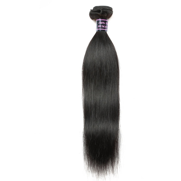 Easy Hair  Malaysian Straight Hair 3 Bundles Virgin Human Hair Natural Color Hair - Easy Hair