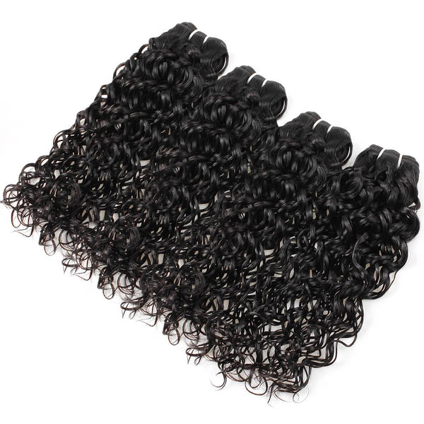 Easy Hair 10A Grade High Quality Brazilian Virgin Hair 4 Bundles Water Wave Human Hair - Easy Hair